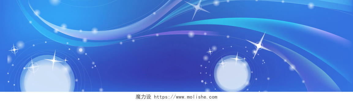 蓝色科技几何线条网站海报banner背景网页背景